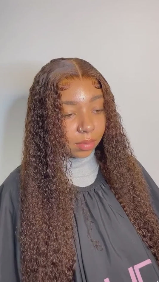 Dark Brown Water Wave